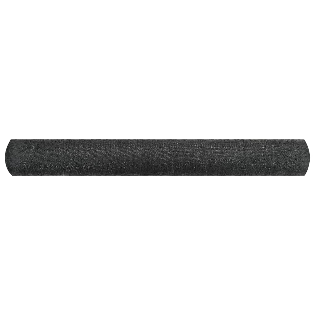 Näkösuoja musta 1,8x25 m HDPE 195 g/m²