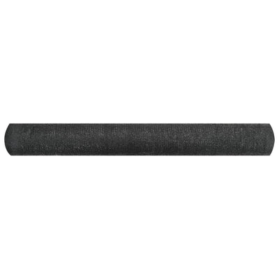 Näkösuoja musta 1,8x25 m HDPE 195 g/m²