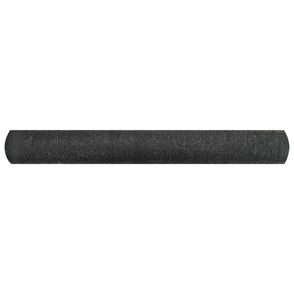 Näkösuoja musta 3,6x25 m HDPE 195 g/m²