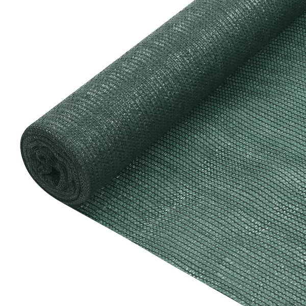 Näkösuoja vihreä 3,6x25 m HDPE 75 g/m²