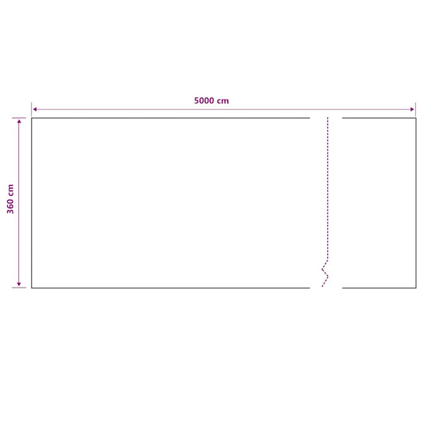 Näkösuoja vihreä 3,6x50 m HDPE 75 g/m²
