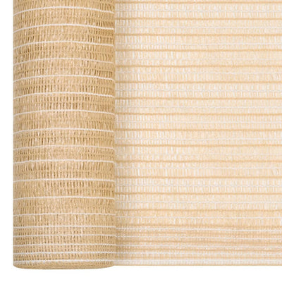 Näkösuoja beige 3,6x10 m HDPE 195 g/m²