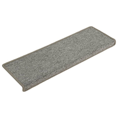 Porrasmatot 15 kpl 65x21x4 cm valkoinen ja harmaa
