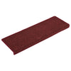 Porrasmatot 15 kpl 65x21x4 cm mattapunainen