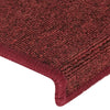 Porrasmatot 15 kpl 65x21x4 cm mattapunainen