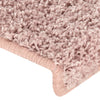 Porrasmatot 15 kpl 65x21x4 cm valkoinen ja pinkki