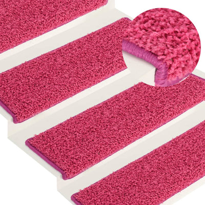 Porrasmatot 15 kpl 65x21x4 cm pinkki
