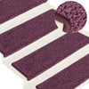 Porrasmatot 15 kpl 65x21x4 cm tumma violetti