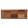 Ruskea itsekiinnittyvät porrasmatot Tudosiu 65x21x4cm (15 kpl)