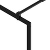 Walk-in suihkun seinäke kirkas ESG-lasi musta 115x195 cm