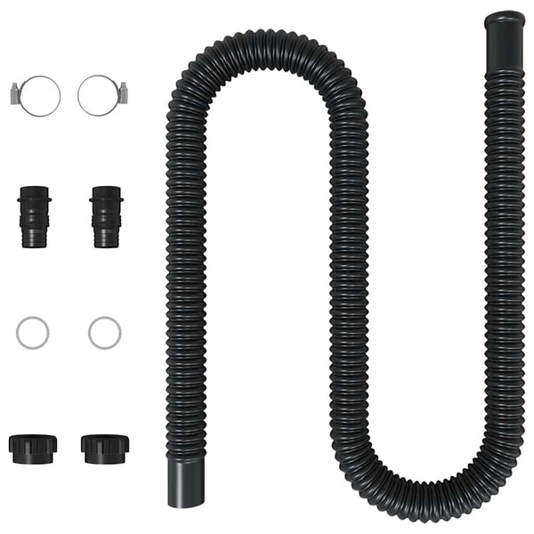 Kaareva uima-altaan aurinkoenergiapaneeli 2 kpl 110x65 cm