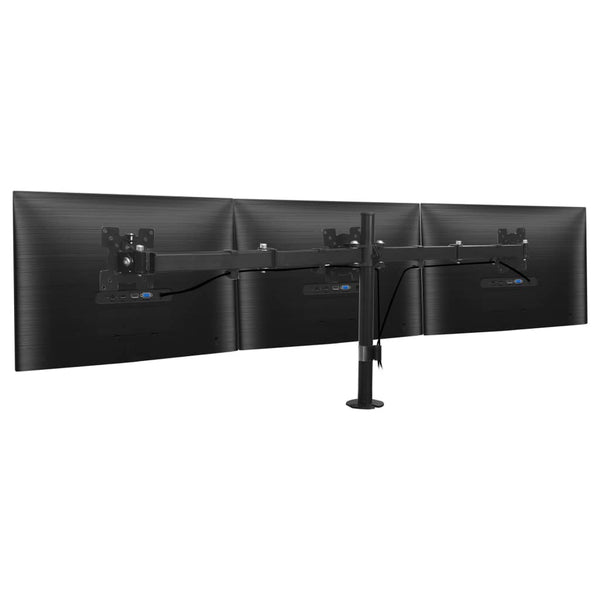 Kolmen näytön pöytäteline 13"-23"