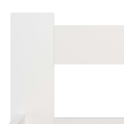 Sängynrunko valkoinen mänty 180x200 cm