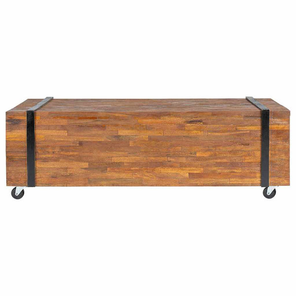 Sohvapöytä 110x45x38 cm täysi tiikki