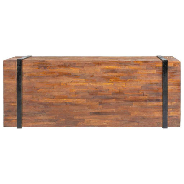 Sohvapöytä 110x45x38 cm täysi tiikki