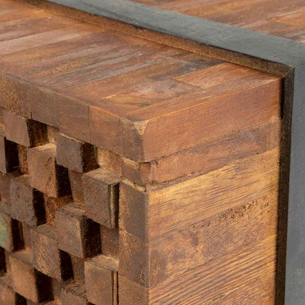 Sohvapöytä 110x45x38 cm täysi tiikki