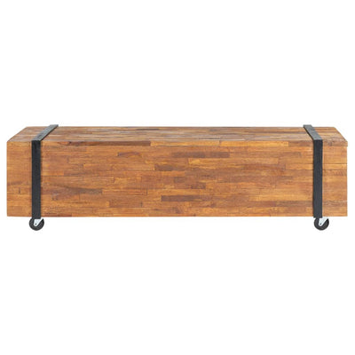 TV-taso 110x30x32,5 cm täysi tiikki
