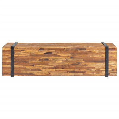 TV-taso 110x30x32,5 cm täysi tiikki