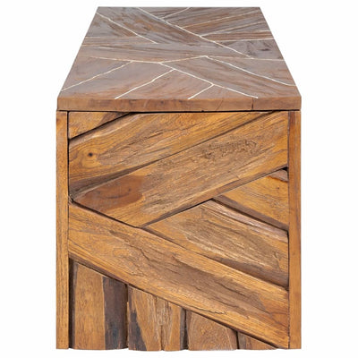 TV-taso 110x60x38 cm täysi tiikki