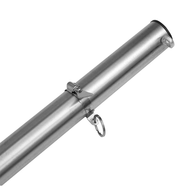 Aurinkopurjeen tanko 300 cm ruostumaton teräs