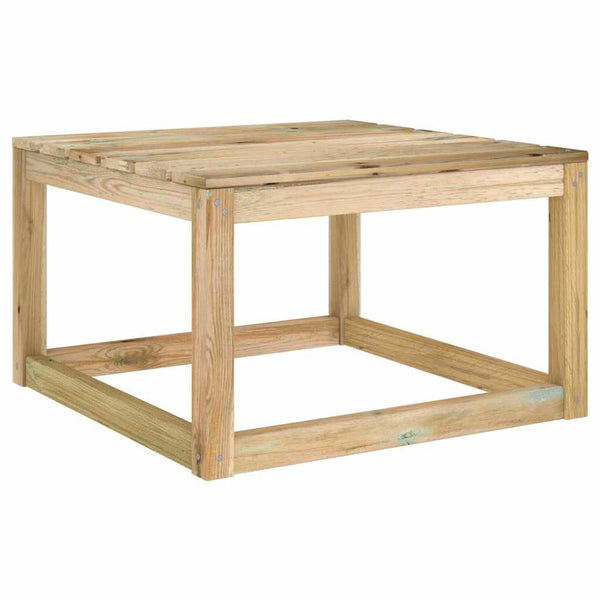 Puutarhan lavapöydät 2 kpl 60x60x36,5 cm kyllästetty mänty