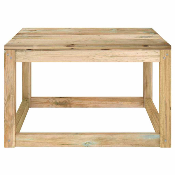 Puutarhan lavapöydät 2 kpl 60x60x36,5 cm kyllästetty mänty