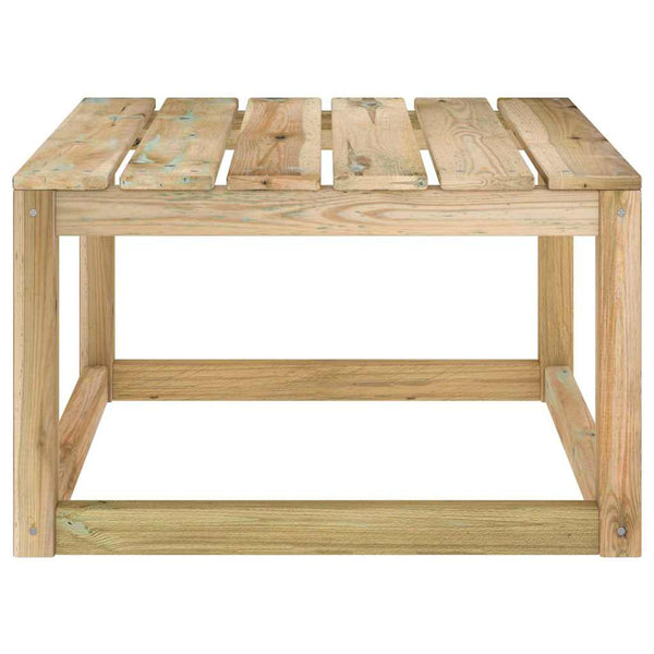 Puutarhan lavapöydät 2 kpl 60x60x36,5 cm kyllästetty mänty