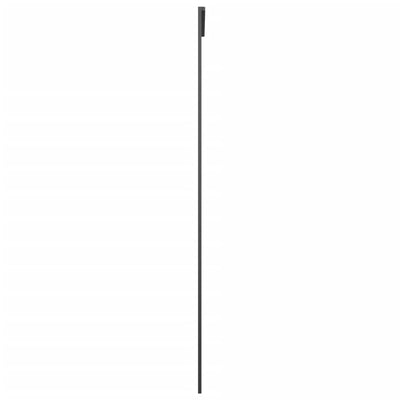 Musta liukuovi alumiini ja esg-lasi Cretu 76x205cm