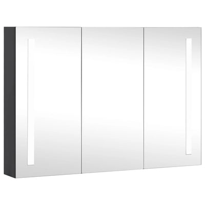 LED kylpyhuoneen peilikaappi 89x14x62 cm