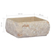 Pesuallas kerma 30x30x13 cm marmori