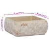 Pesuallas kerma 30x30x13 cm marmori