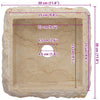 Pesuallas kerma 30x30x13 cm marmori