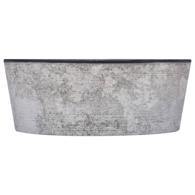 Pesuallas musta Ø40x15 cm marmori