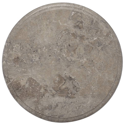 Pöytälevy harmaa Ø40x2,5 cm marmori