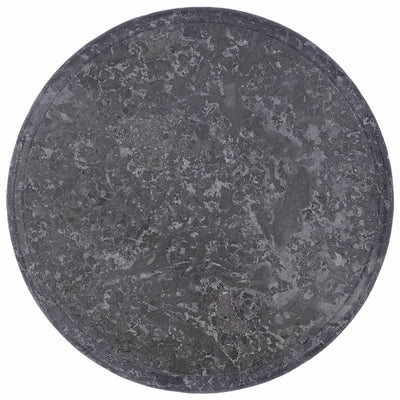 Pöytälevy harmaa Ø40x2,5 cm marmori