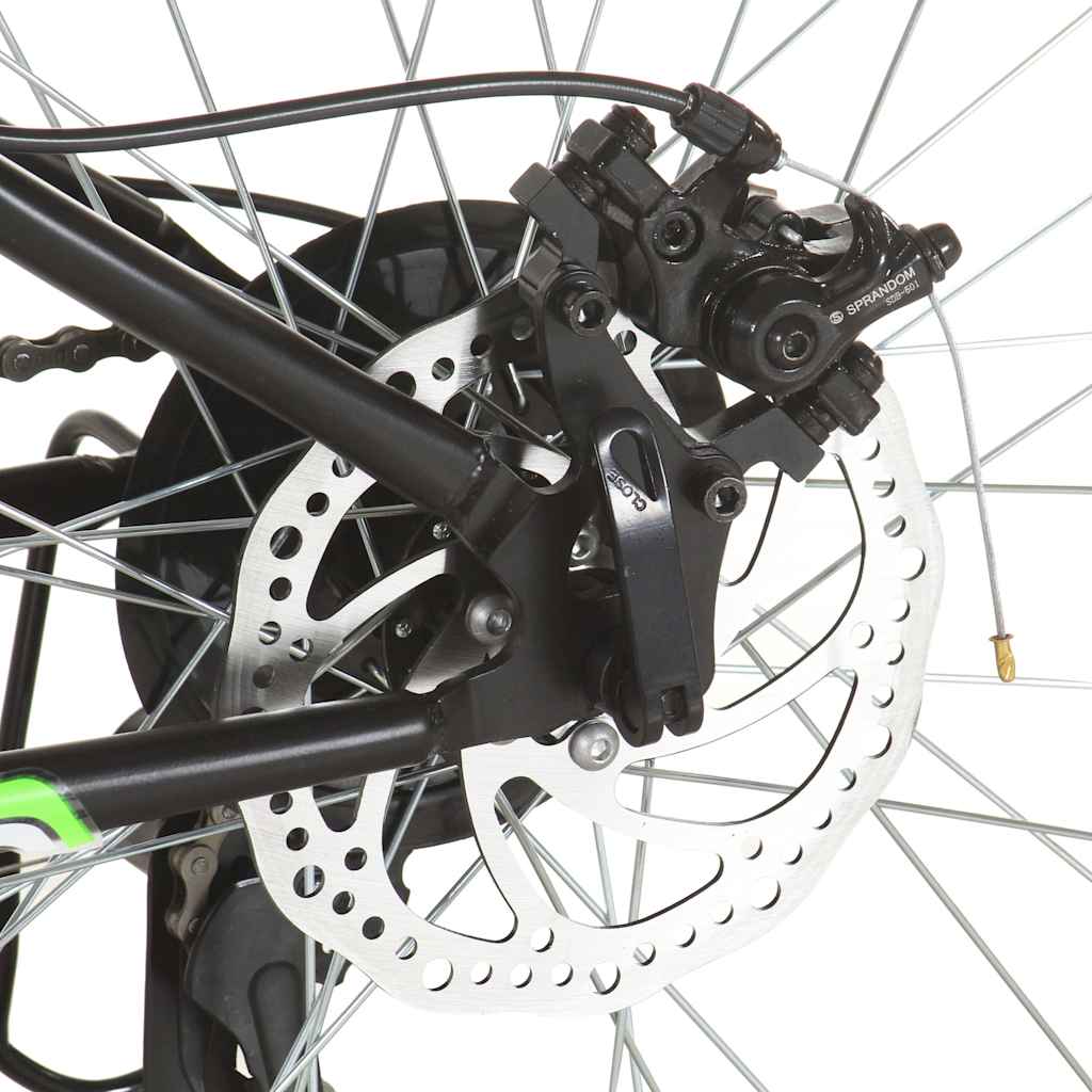 Maastopyörä 21 vaihdetta 26" renkaat 46 cm runko musta