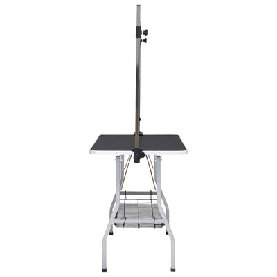 Säädettävä koirien trimmauspöytä Cerniavschi (2 silmukalla ja korilla)