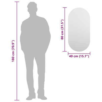 Peili Allyende 80x40cm (lasi)