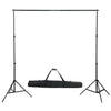 Valokuvastudiosarja softbox-valot, taustakangas ja heijastin