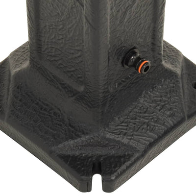 Antrasiitti puutarhan vesisäiliö hanalla Hegyi (kivijäljitelmä)