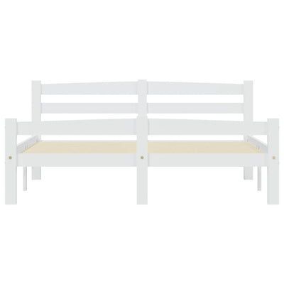 Valkoinen sängynrunko Militia 140x200cm (mänty)