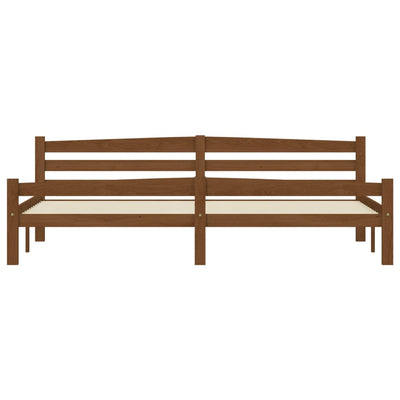 Hunajanruskea sängynrunko Militia 200x200cm (mänty)