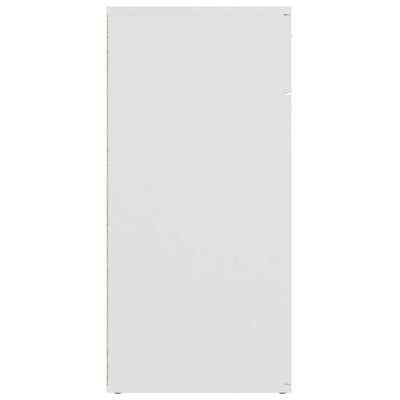 Valkoinen senkki Bayko 80x36x75cm (puinen)