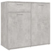 Senkki betoninharmaa 80x36x75 cm tekninen puu