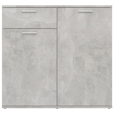 Senkki betoninharmaa 80x36x75 cm tekninen puu