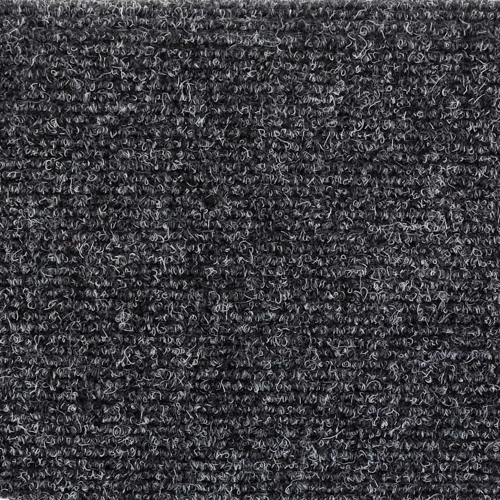 Tummanharmaa itsekiinnittyvät porrasmatot Corbett 56x17x3cm (10 kpl)