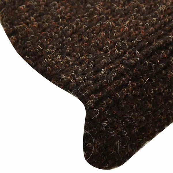 Porrasmatot itseliimautuvat 10 kpl 65x21x4 cm ruskea puolipyöreä suuri