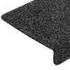 Porrasmatot 5 kpl harmaa 65x21x4 cm neulahuopa