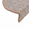 Porrasmatot 10 kpl 56x17x3 cm Vaaleanruskea Puolipyöreä