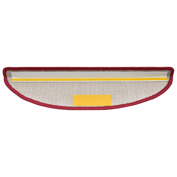 Porrasmatot 10 kpl 56x17x3 cm punainen puolipyöreä